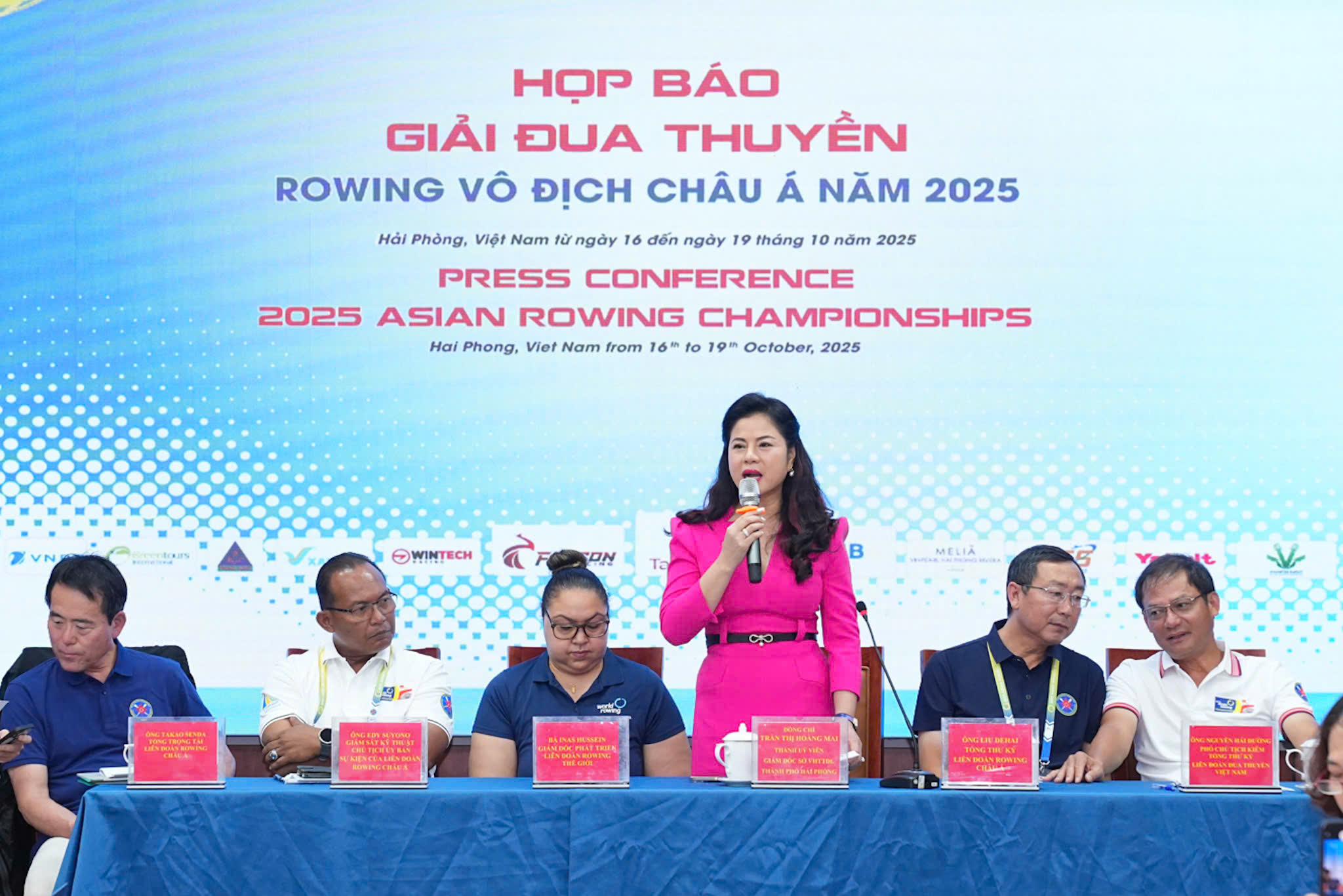 Hải Phòng đăng cai Giải Đua thuyền Rowing Vô địch châu Á 2025