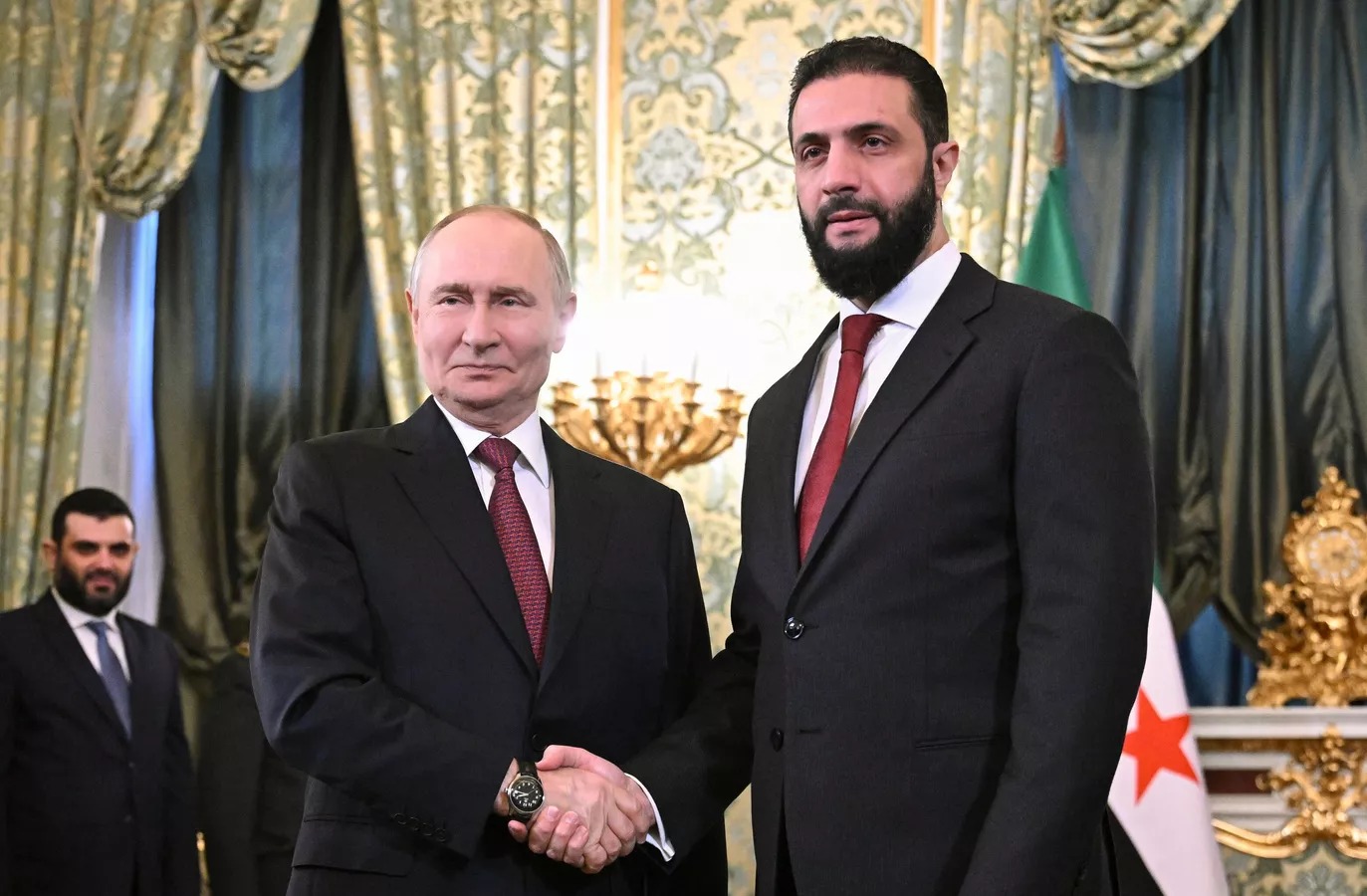 Tổng thống lâm thời Syria gặp ông Putin trong chuyến thăm bất ngờ tới Nga