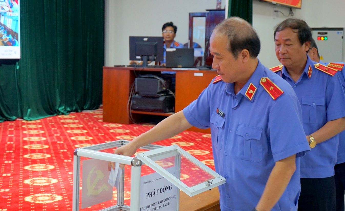 VKSND TP Đà Nẵng phát động ủng hộ đồng bào bị thiệt hại do bão lũ