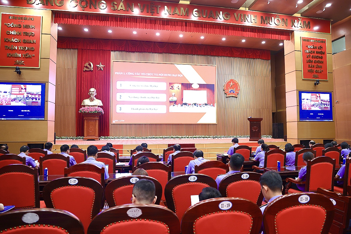 VKSND tối cao dự Hội nghị quán triệt Nghị quyết do Đảng ủy các cơ quan Đảng Trung ương tổ chức