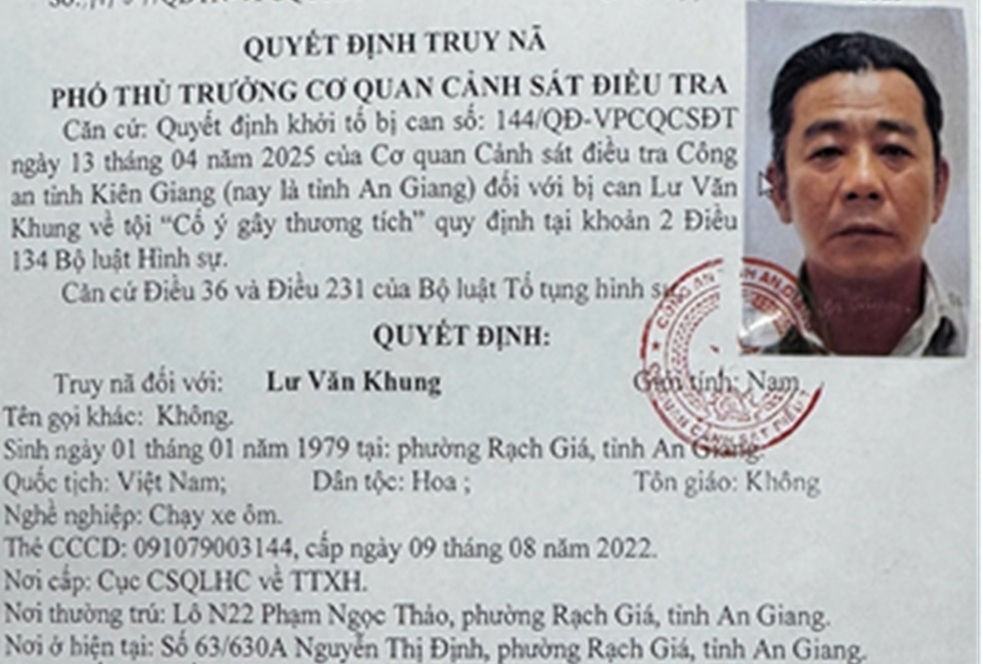 Truy nã đối tượng dùng búa chém trọng thương hàng xóm