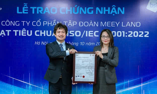 Meey Group nhận chứng nhận ISO IEC 27001 2022