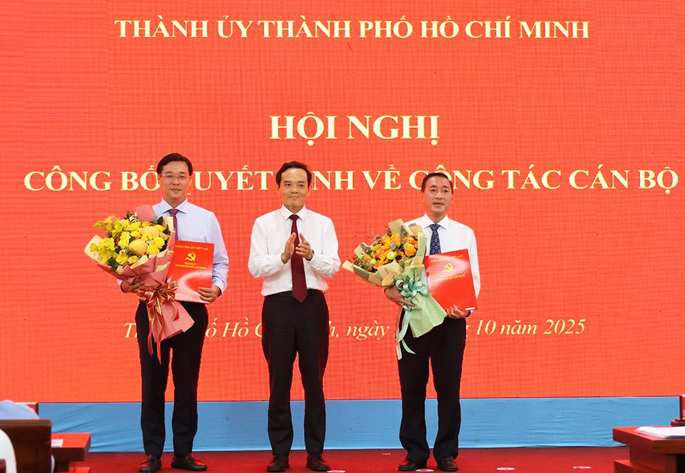 Đồng chí Lê Quốc Phong giữ chức Bí thư Đảng ủy các cơ quan Đảng TP Hồ Chí Minh