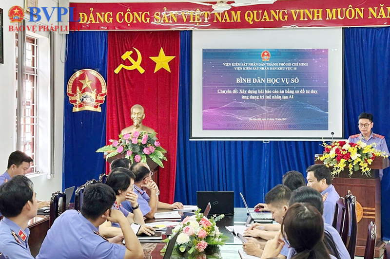 VKSND Khu vực 15 TP Hồ Chí Minh sinh hoạt chuyên đề ứng dụng trí tuệ nhân tạo