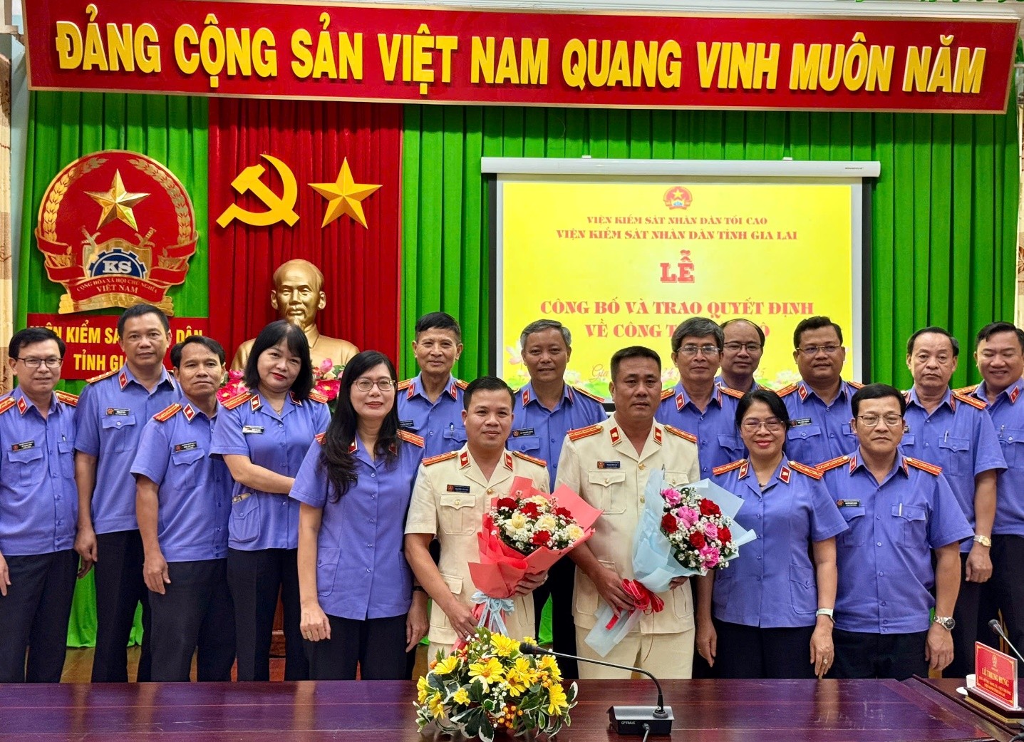 VKSND tỉnh Gia Lai điều động, bổ nhiệm chức vụ lãnh đạo quản lý cấp phòng