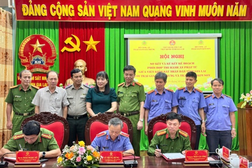 VKSND tỉnh Gia Lai tăng cường phối hợp công tác với các trại giam