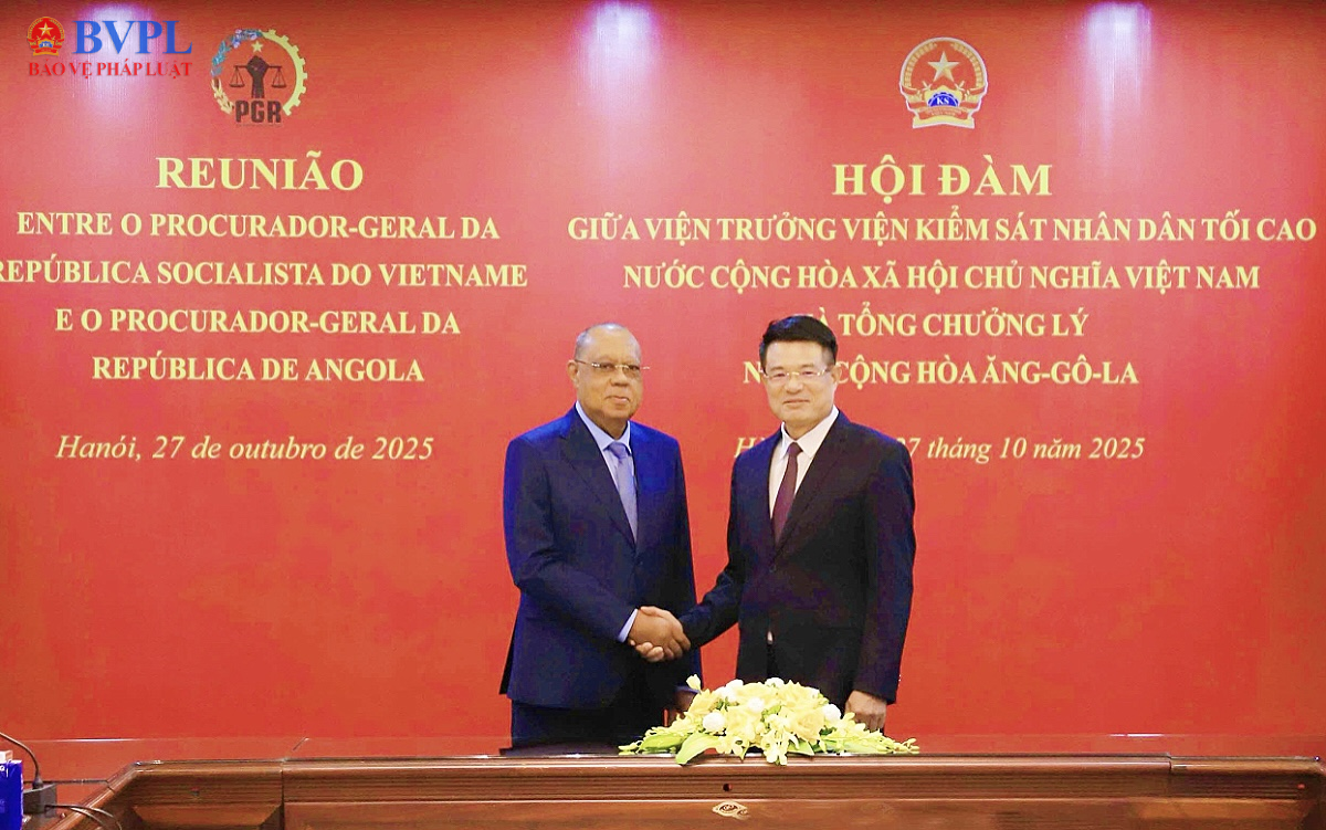 Tăng cường hợp tác giữa VKSND tối cao Việt Nam và cơ quan Tổng Chưởng lý Cộng hòa Ăng-gô-la
