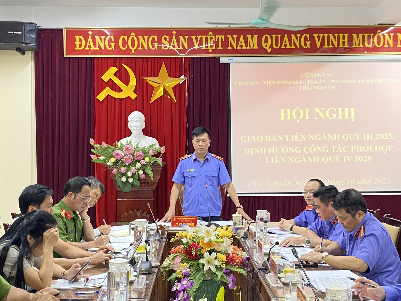 Giao ban liên ngành Quý III năm 2025; Định hướng công tác phối hợp liên ngành Quý IV 2025