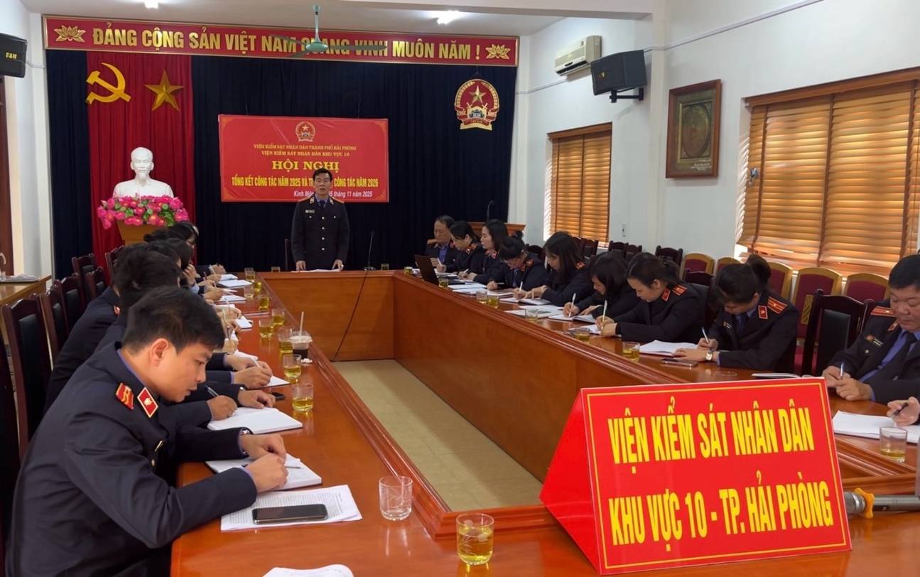 VKSND khu vực 10 - Hải Phòng triển khai công tác năm 2026