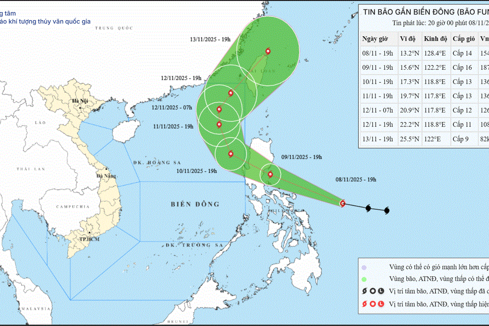 Bão số 13 vừa tan, Biển Đông sắp đón cơn bão số 14