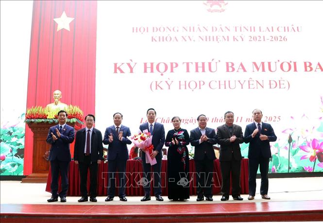 Ông Hà Quang Trung được bầu giữ chức Chủ tịch UBND tỉnh Lai Châu