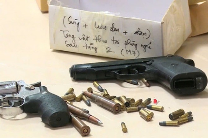 Triệt phá ổ nhóm ma túy nổ súng chống trả lực lượng công an ở Hà Nội
