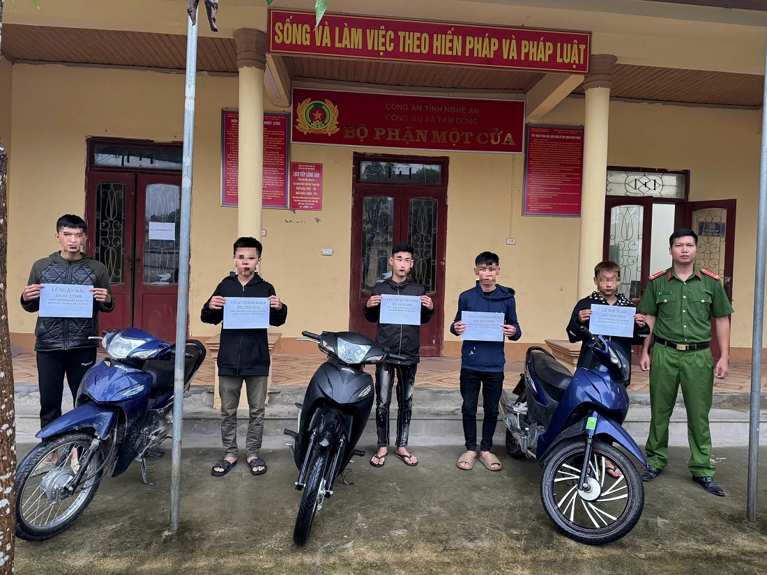 Phê chuẩn khởi tố 7 đối tượng trong đường dây trộm cắp xe máy