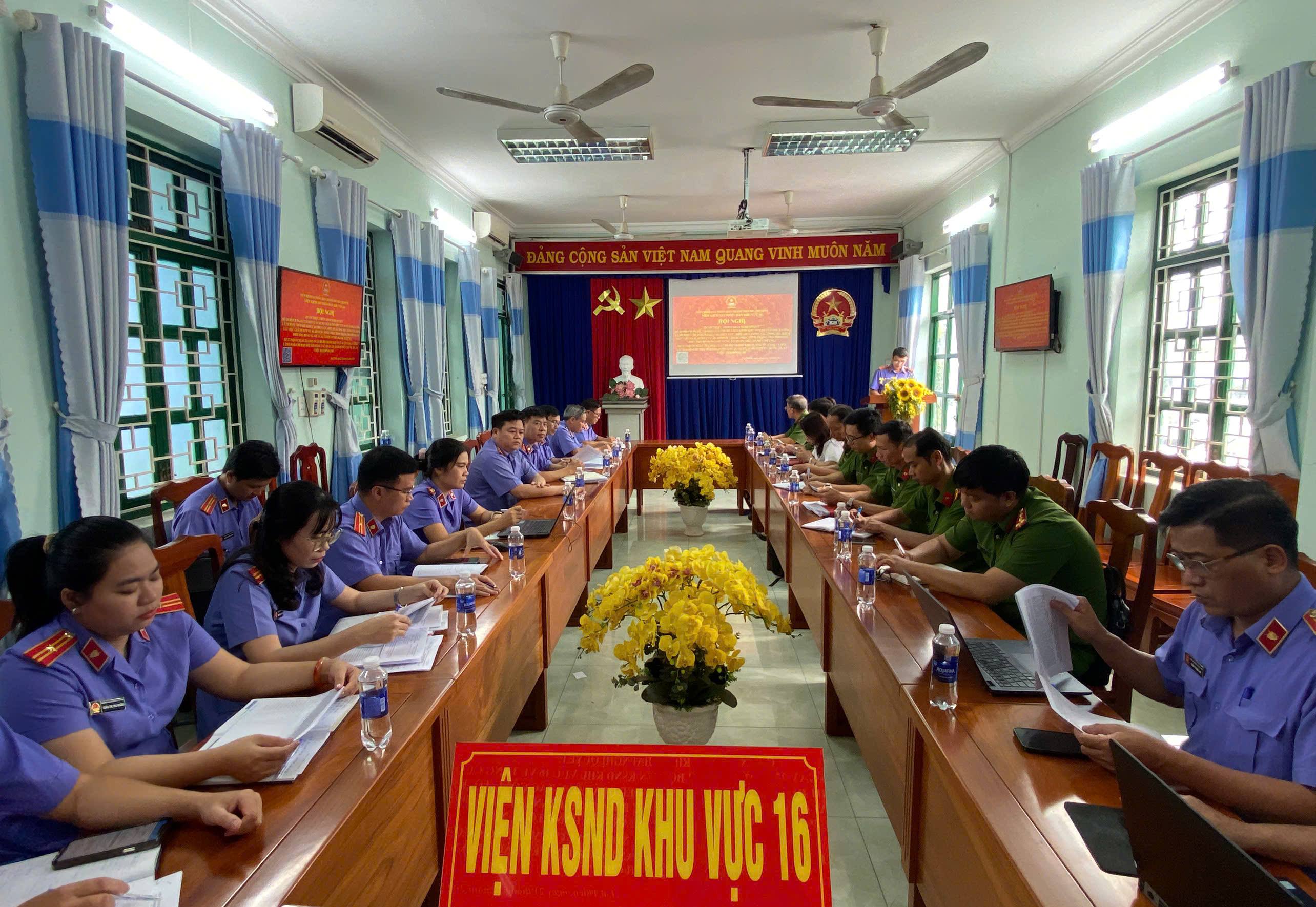 VKSND Khu vực 16 TP Hồ Chí Minh tổ chức hội nghị quán triệt, triển khai Nghị quyết của Chi bộ