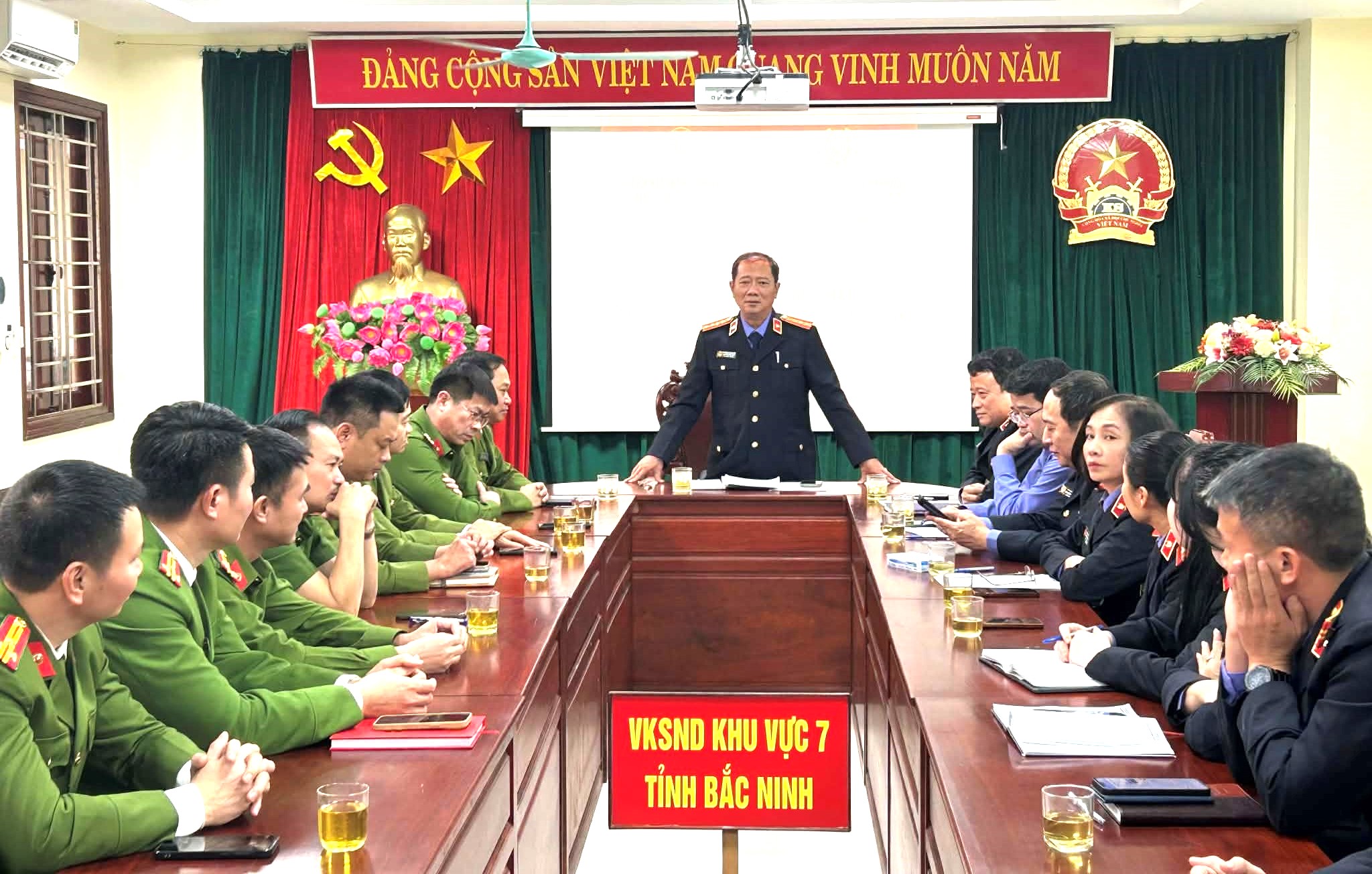 VKSND khu vực 7, tỉnh Bắc Ninh ký kết Quy chế phối hợp với Công an các xã, phường