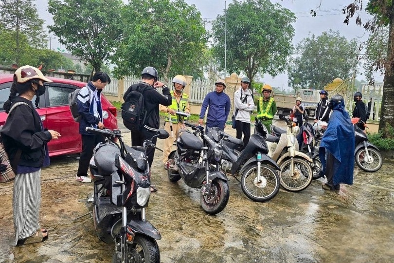 Hà Tĩnh Cao điểm kiểm tra học sinh vi phạm giao thông