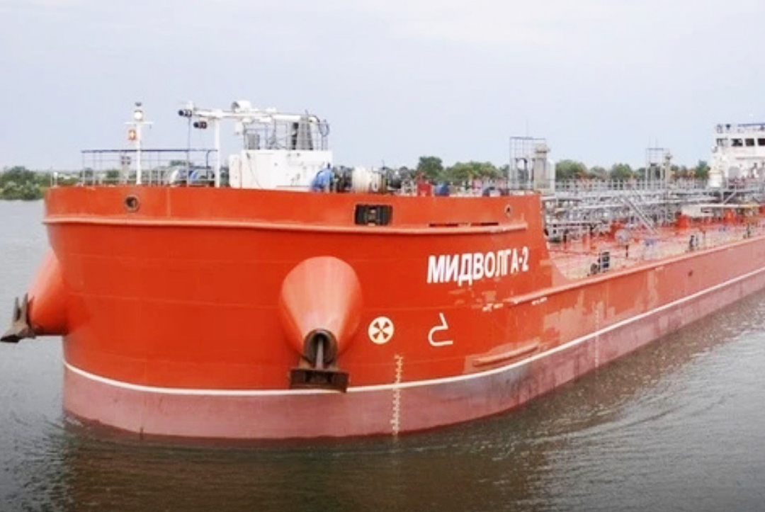 Hình ảnh tàu chở dầu Nga hư hại sau khi bị UAV tấn công trên Biển Đen