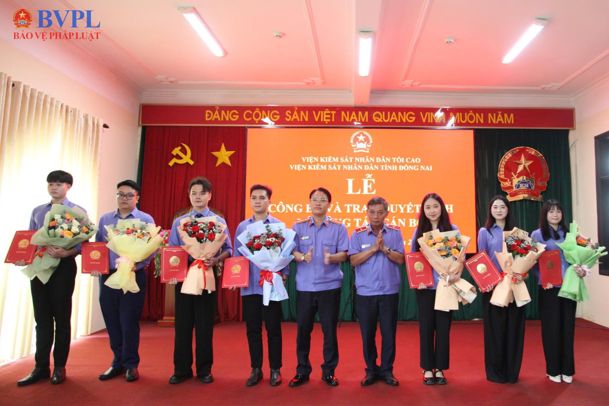 VKSND tỉnh Đồng Nai tổ chức Lễ công bố và trao Quyết định về công tác cán bộ