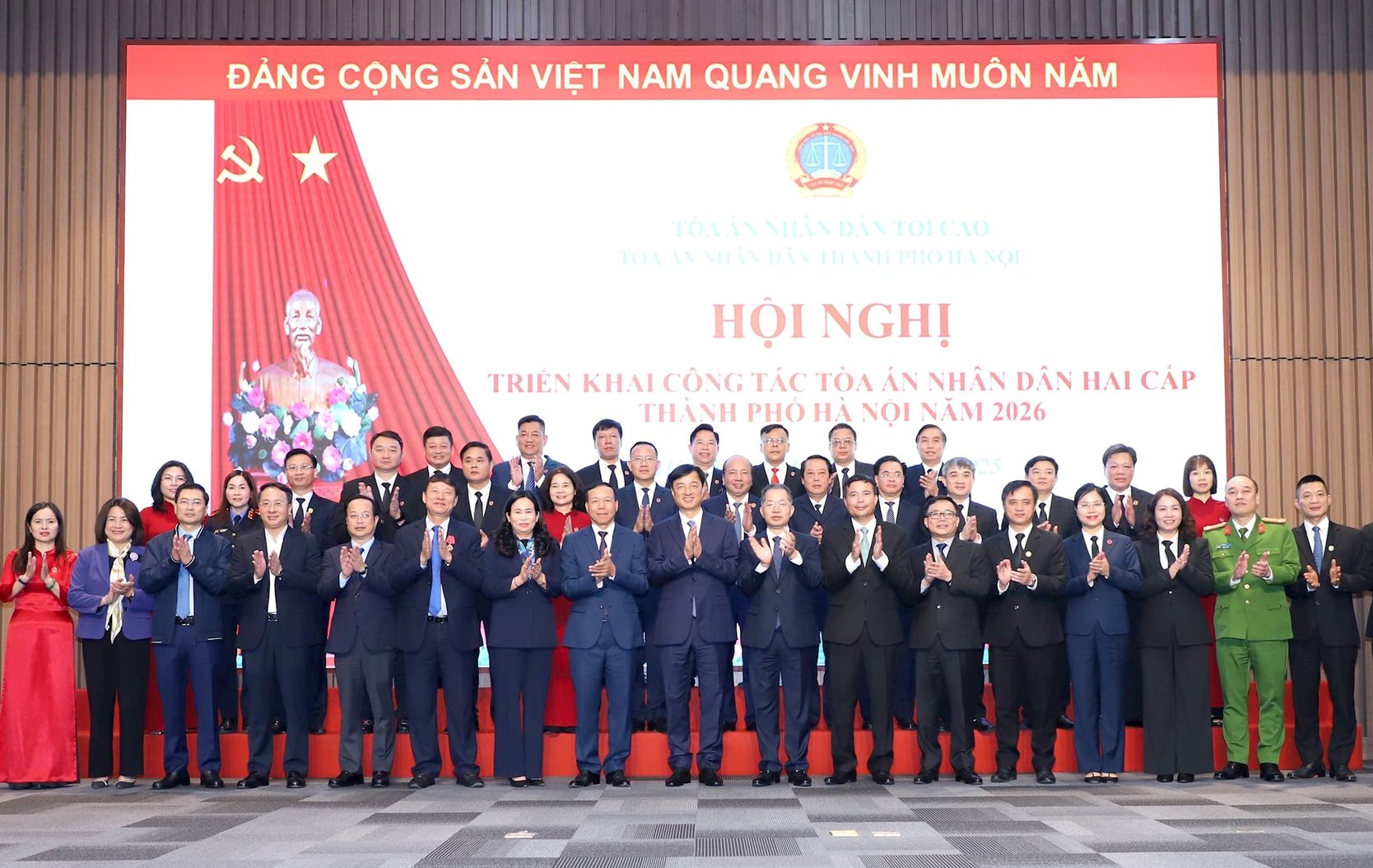 TAND TP Hà Nội triển khai nhiệm vụ năm 2026 Bản lĩnh - Đổi mới - Kỷ cương vì công lý