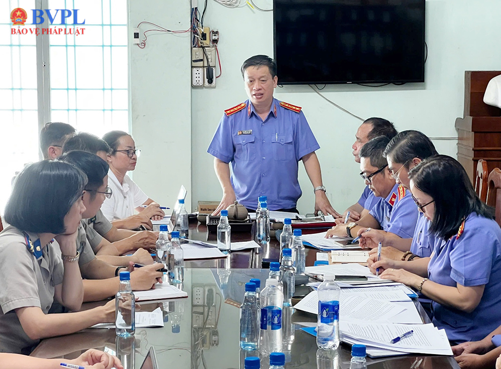 VKSND TP Hồ Chí Minh trực tiếp kiểm sát tại Phòng THADS Khu vực 2