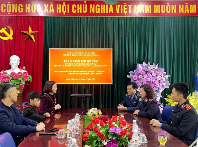 VKSND khu vực 2 - Lạng Sơn làm tốt công tác nhân đạo, từ thiện