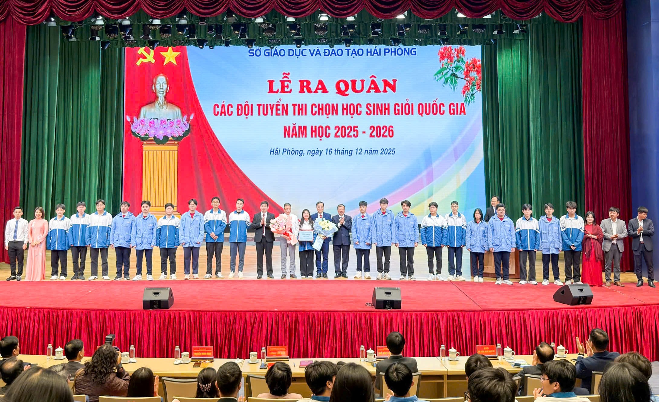 242 học sinh Hải Phòng ra quân dự thi học sinh giỏi quốc gia năm học 2025–2026