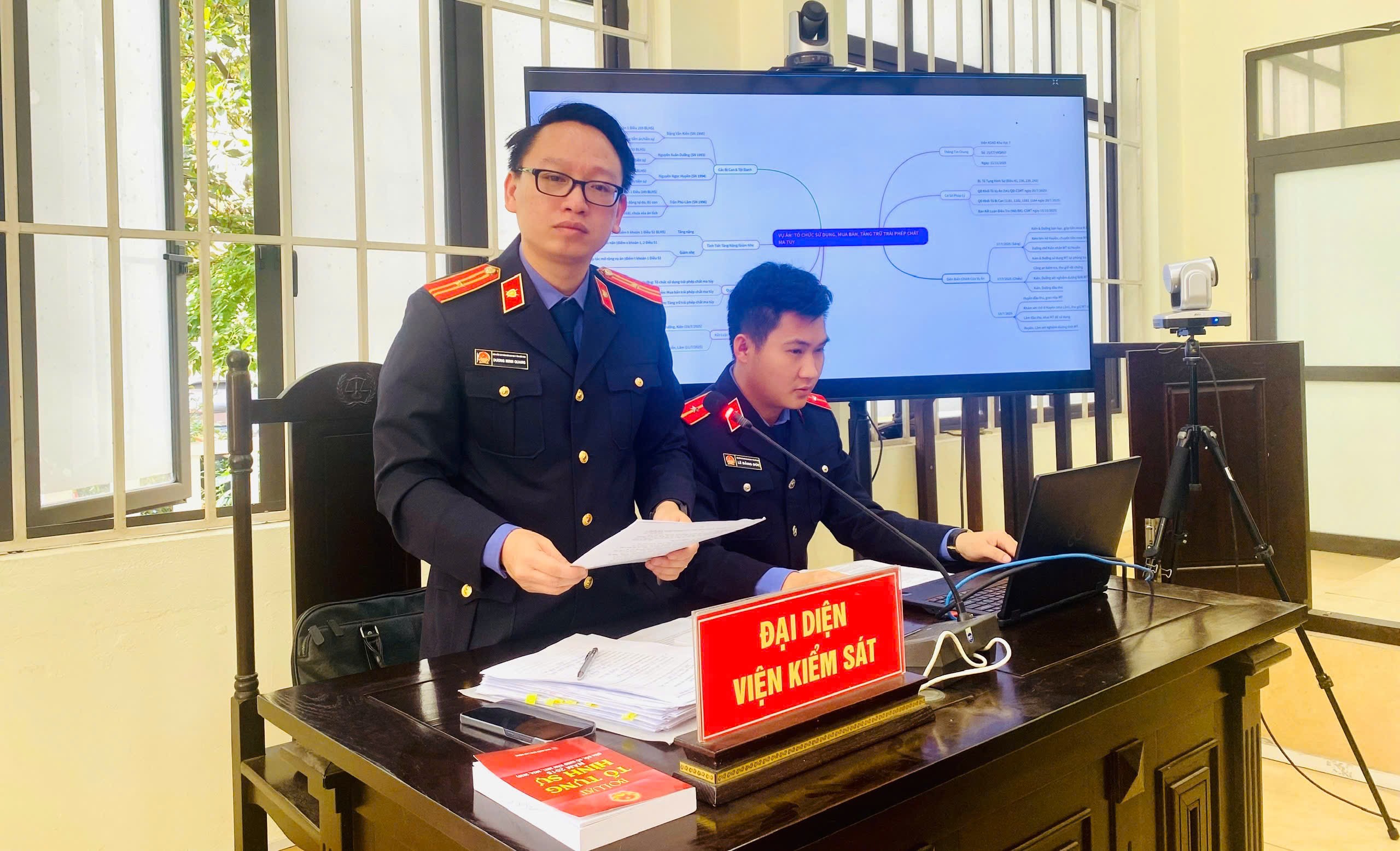 VKSND khu vực 7 – Bắc Ninh Phối hợp tổ chức phiên tòa trực tuyến rút kinh nghiệm vụ án ma túy