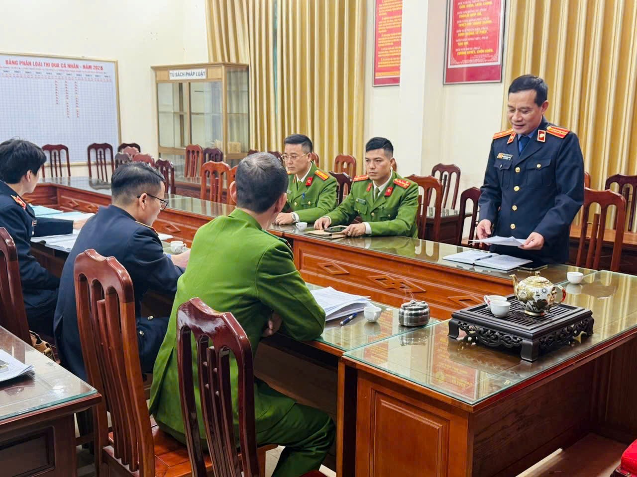 VKSND khu vực 7, tỉnh Ninh Bình trực tiếp kiểm sát việc tiếp nhận, giải quyết nguồn tin về tội phạm