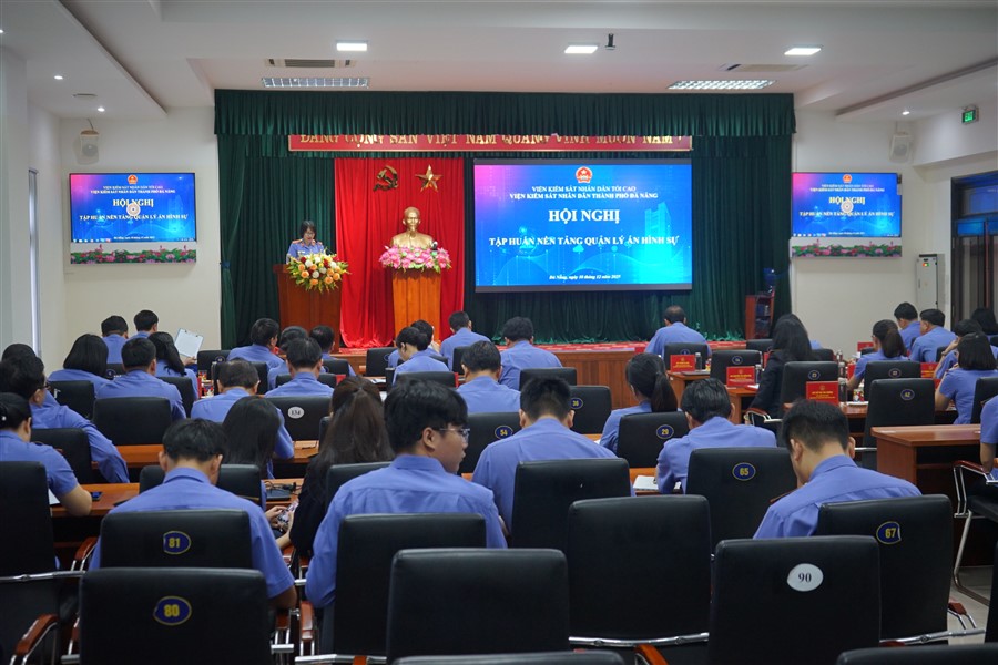 VKSND TP Đà Nẵng tập huấn sử dụng nền tảng Quản lý án hình sự