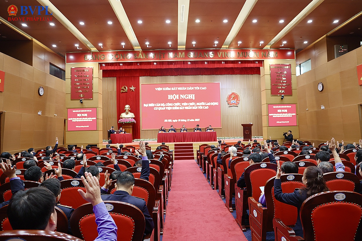 VKSND tối cao tổ chức Hội nghị đại biểu cán bộ, công chức, viên chức, người lao động