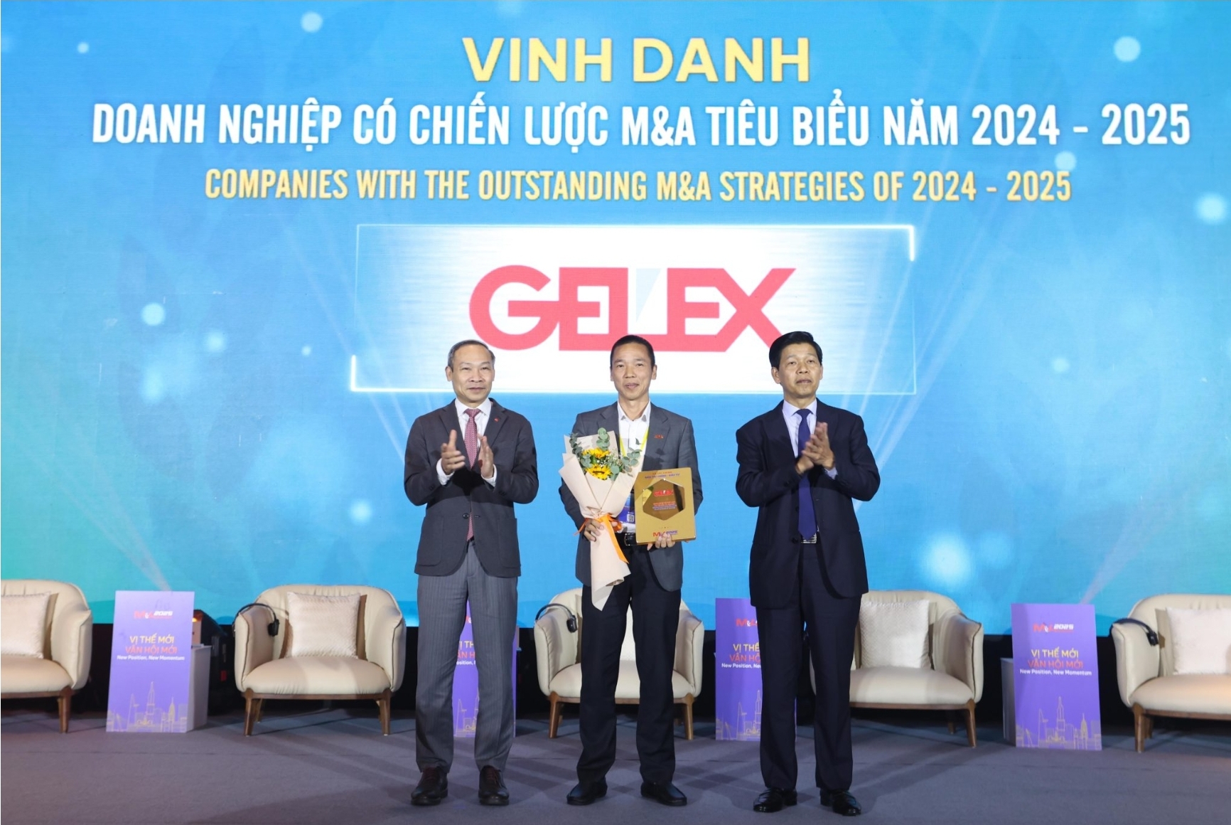 GELEX vinh dự là Doanh nghiệp có chiến lược M A tiêu biểu 2024 - 2025