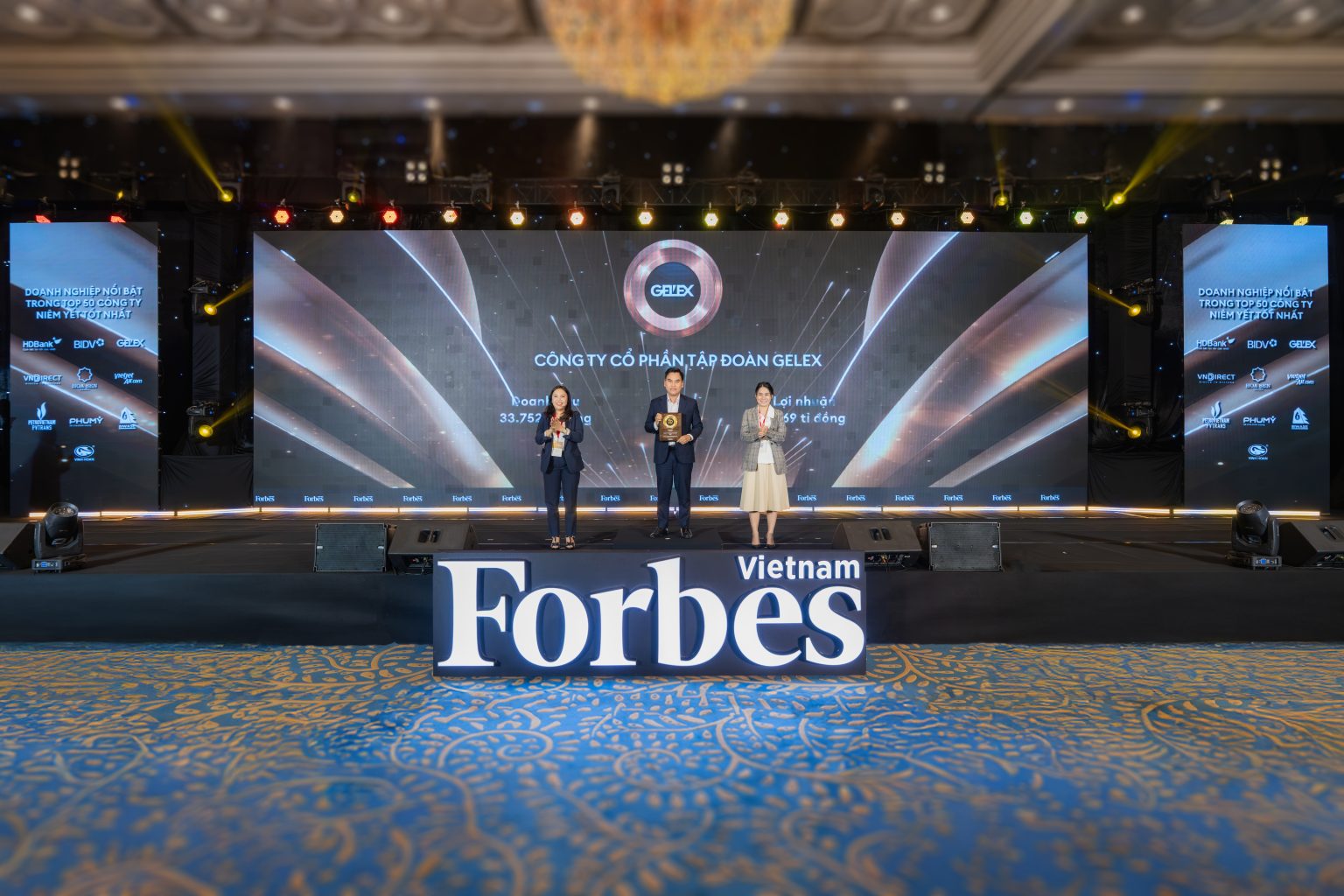 GELEX trở lại ấn tượng trong TOP 50 Công ty Niêm yết tốt nhất Việt Nam