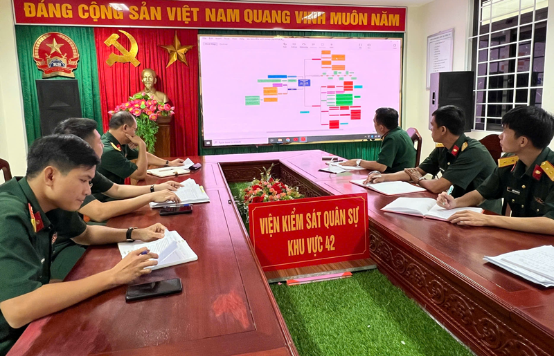 Dấu ấn Viện kiểm sát quân sự khu vực 42 trong lịch sử 65 năm truyền thống Viện kiểm sát quân sự