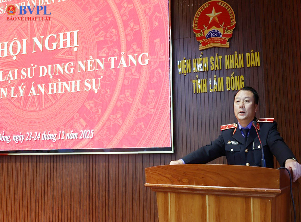 VKSND tỉnh Lâm Đồng tập huấn sử dụng nền tảng quản lý án hình sự