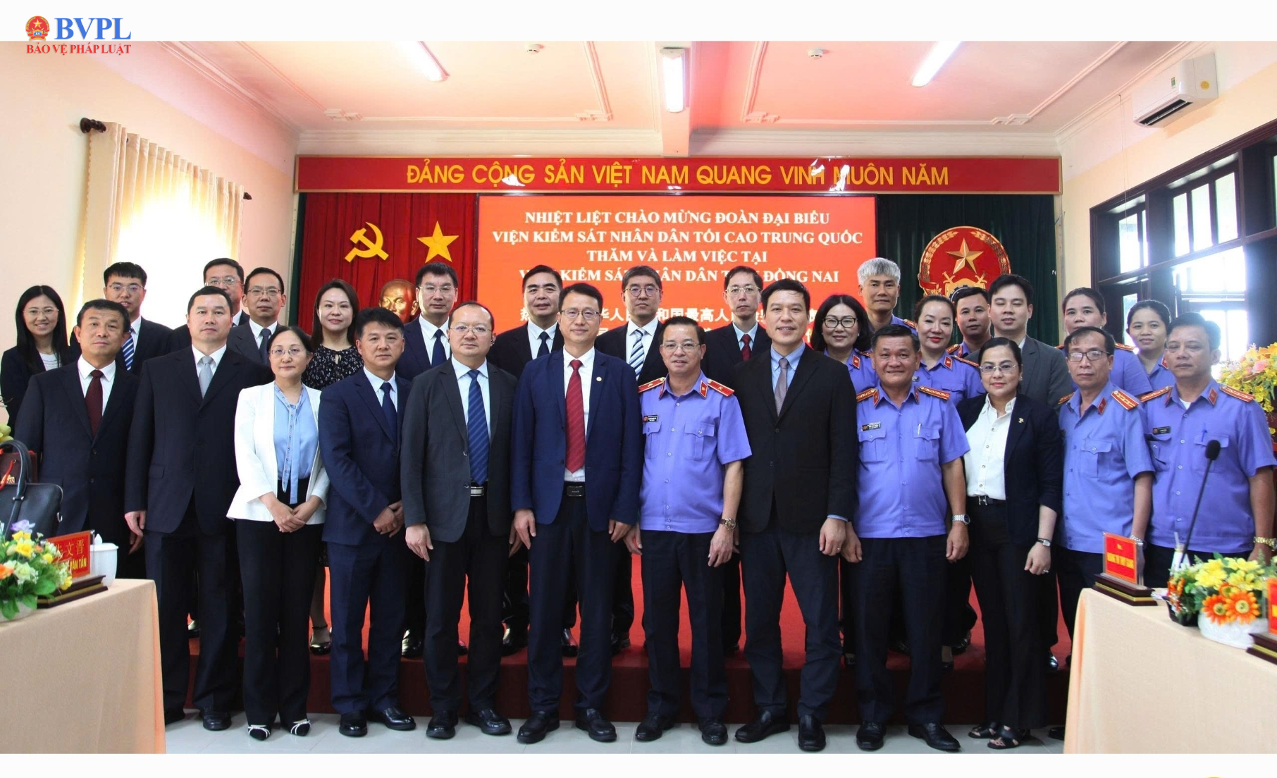 Tọa đàm nghiệp vụ giữa VKSND tỉnh Đồng Nai và Đoàn VKSND tối cao Trung Quốc