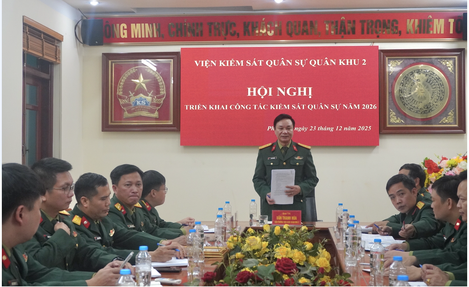 VKSQS Quân khu 2 triển khai công tác kiểm sát quân sự năm 2026