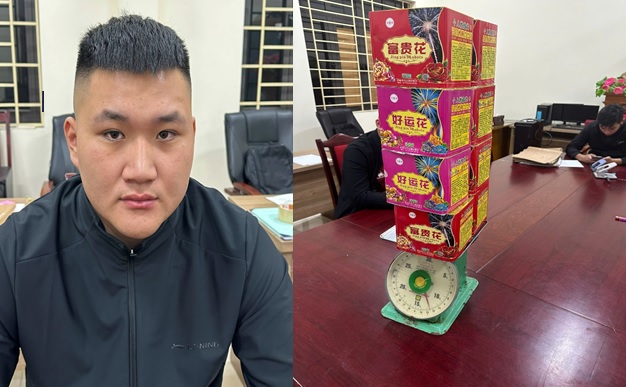 Khởi tố, tạm giam nam thanh niên tàng trữ 12,5 kg pháo hoa nổ