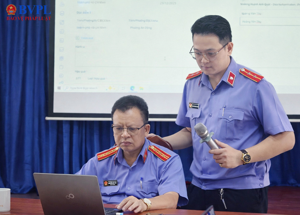 VKSND Khu vực 5 TP Hồ Chí Minh tập huấn sử dụng Nền tảng quản lý án hình sự