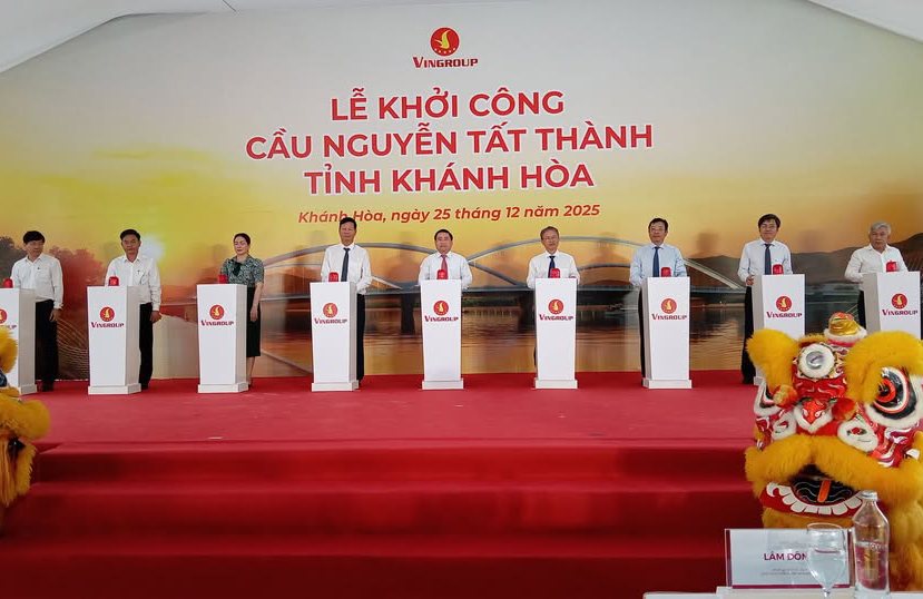 Khởi công cầu Nguyễn Tất Thành kết nối QL1 với Bắc Bán đảo Cam Ranh, Khánh Hòa