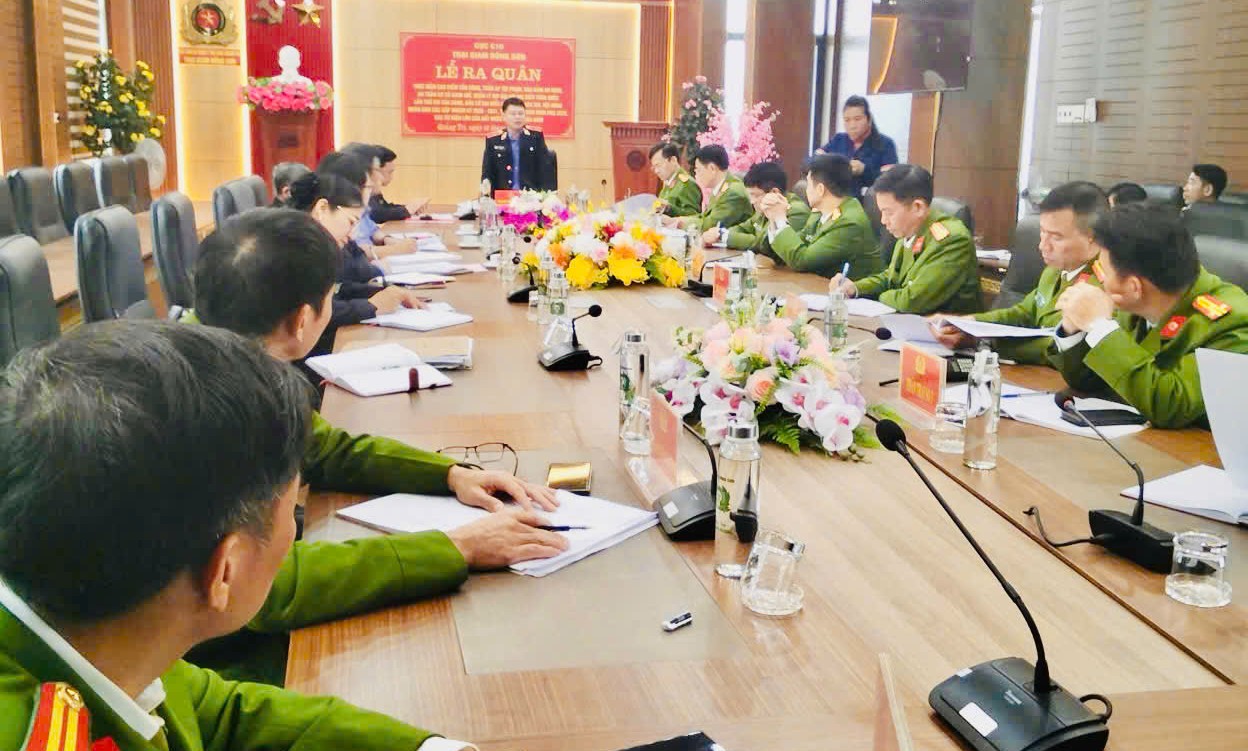 VKSND tỉnh Quảng Trị phối hợp Vụ 8 VKSND tối cao kiểm sát thi hành án phạt tù tại Trại giam Đồng Sơn