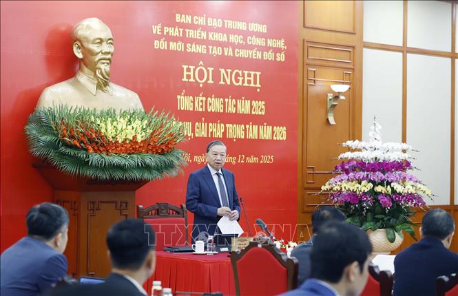 Tổng Bí thư Tô Lâm Năm 2026  Hành động đột phá, lan tỏa kết quả về phát triển khoa học, công nghệ, đổi mới sáng tạo và chuyển đổi số