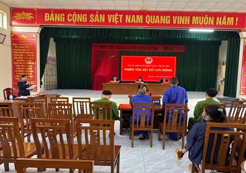 VKSND Khu vực 4, tỉnh Hưng Yên phối hợp xét xử lưu động 2 vụ án ma túy