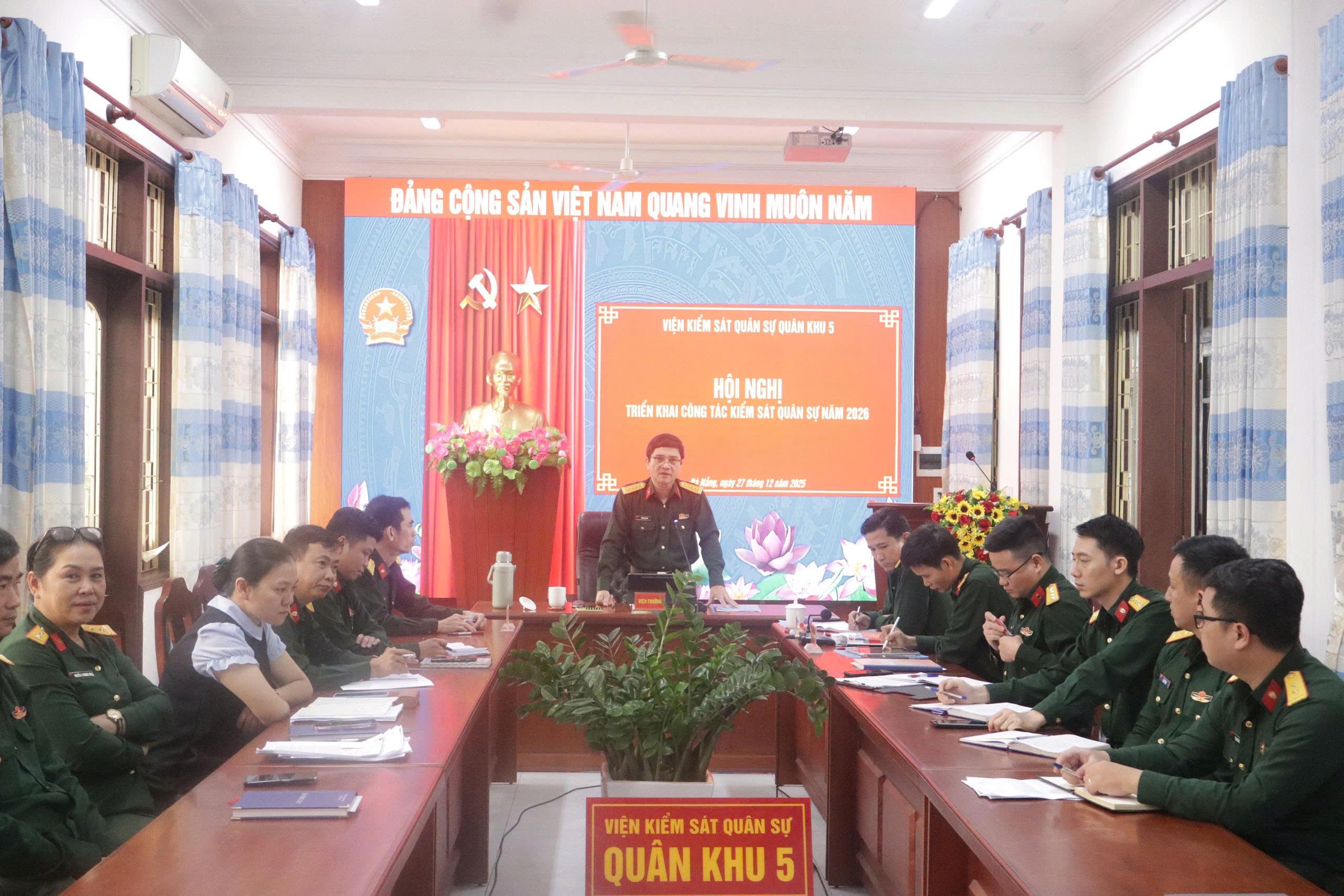 VKSQS Quân khu 5 triển khai công tác kiểm sát quân sự năm 2026