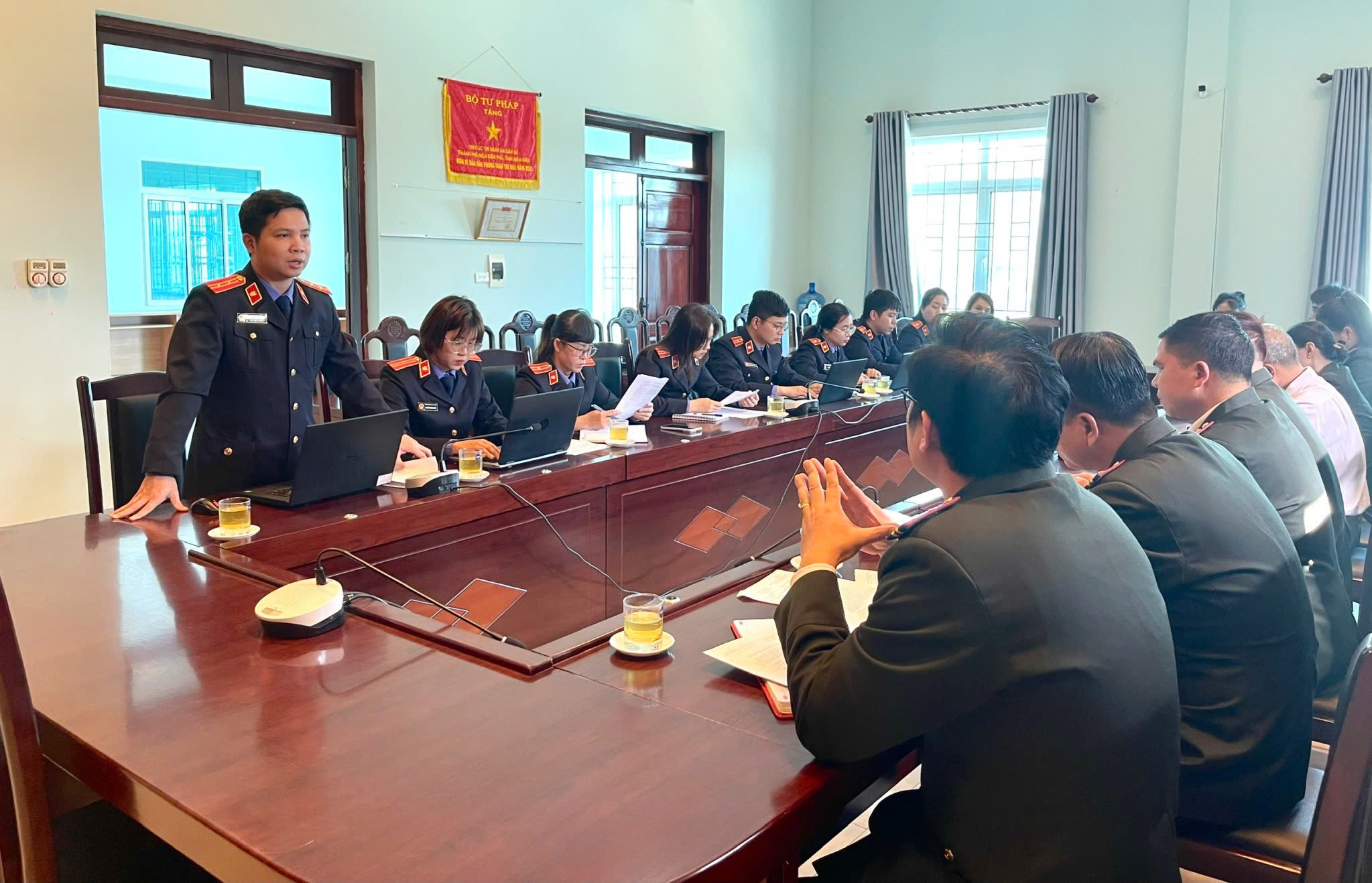 VKSND khu vực 1 – Điện Biên trực tiếp kiểm sát công tác thi hành án dân sự

​