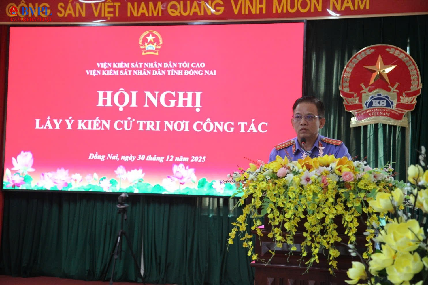 VKSND tỉnh Đồng Nai tổ chức Hội nghị giới thiệu người ứng cử đại biểu HĐND tỉnh nhiệm kỳ 2026–2031