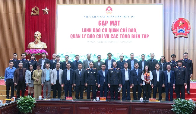 VKSND tối cao gặp mặt lãnh đạo các cơ quan chỉ đạo, quản lý báo chí