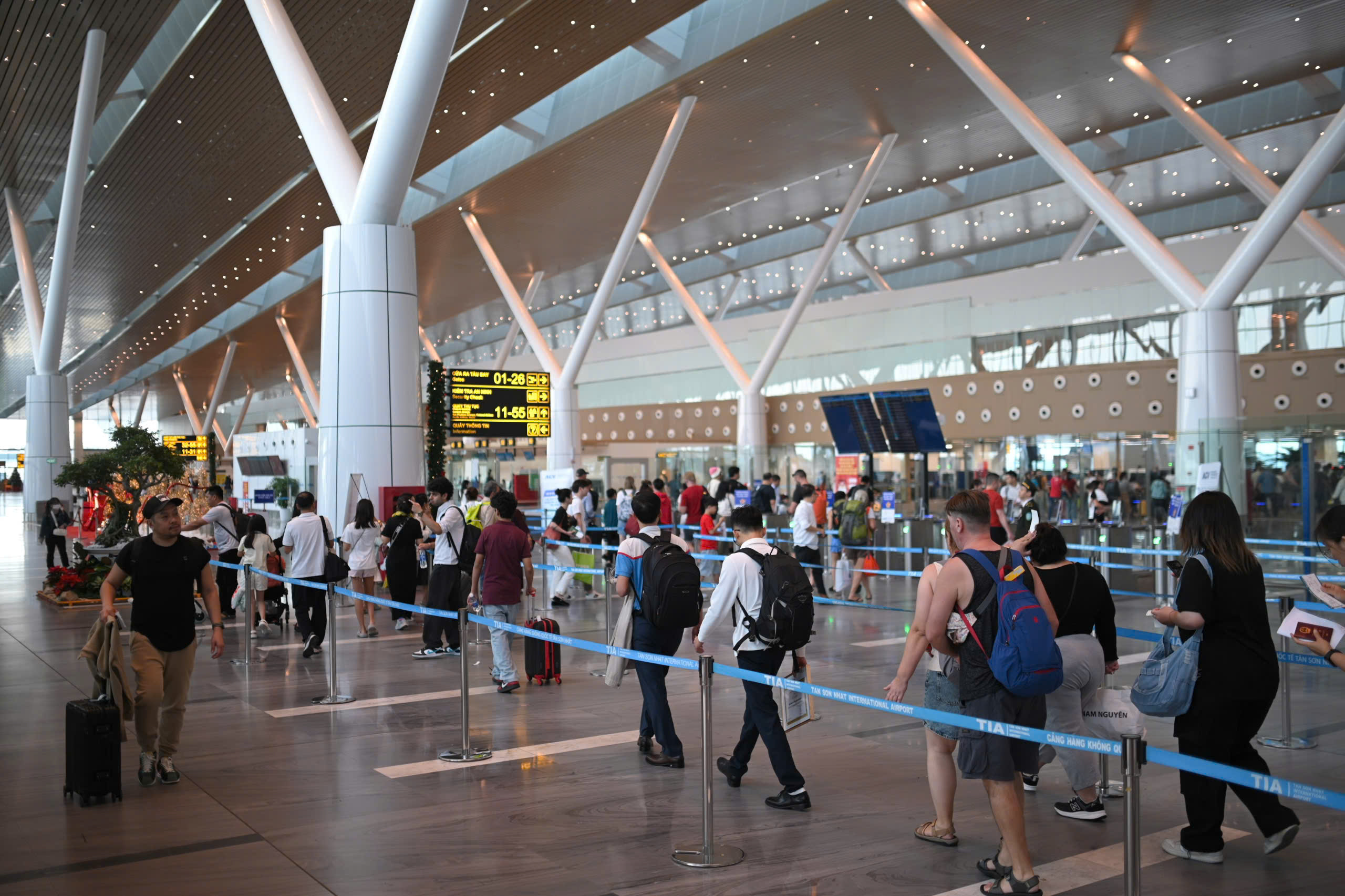 Cảng HKQT Tân Sơn Nhất sẵn sàng phục vụ cao điểm Tết Dương lịch 2026