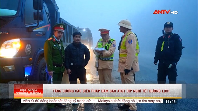 Tăng cường các biện pháp đảm bảo an toàn giao thông dịp nghỉ Tết Dương lịch