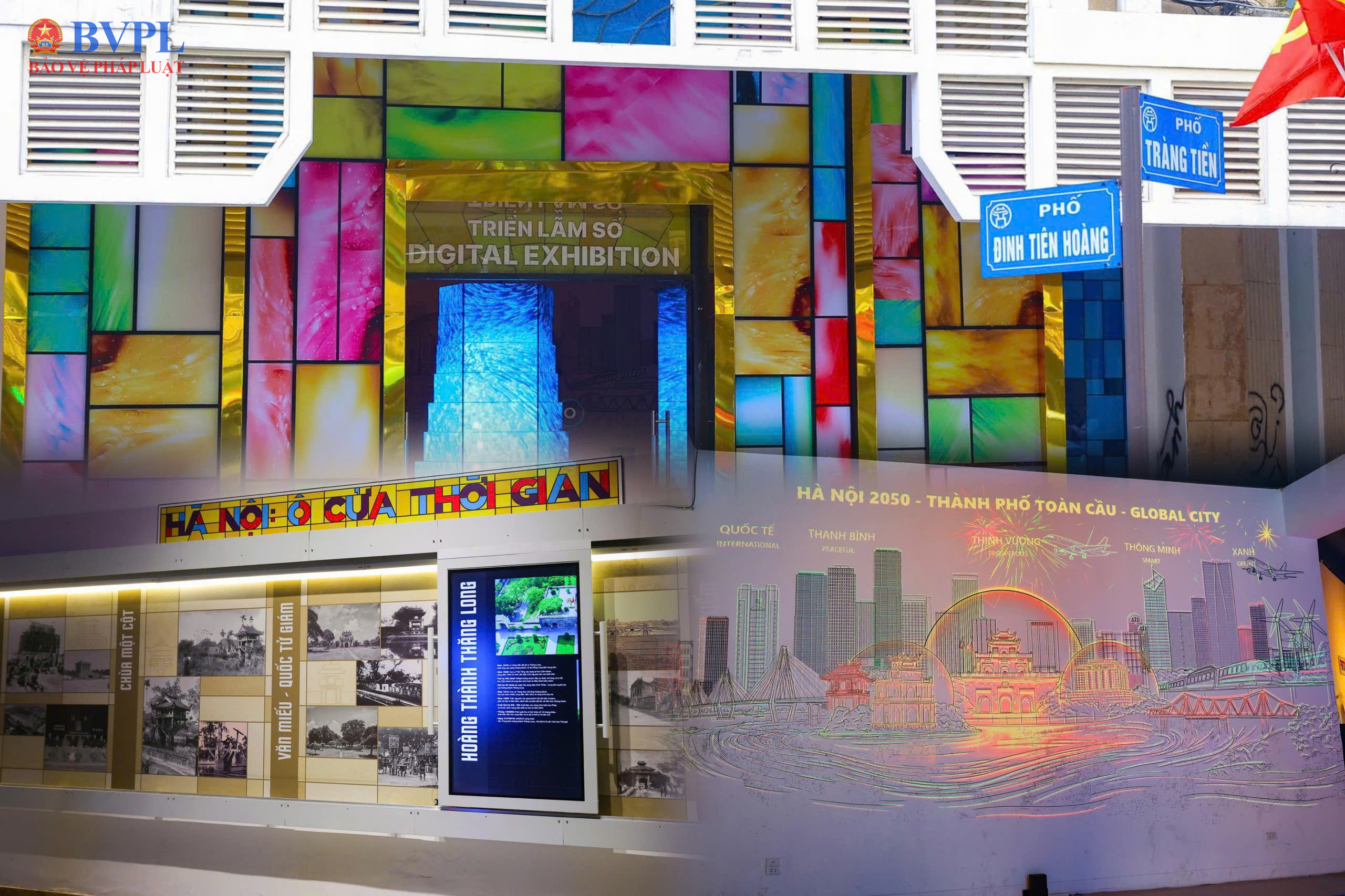 Không gian triển lãm số thu hút du khách trong dịp đầu năm mới