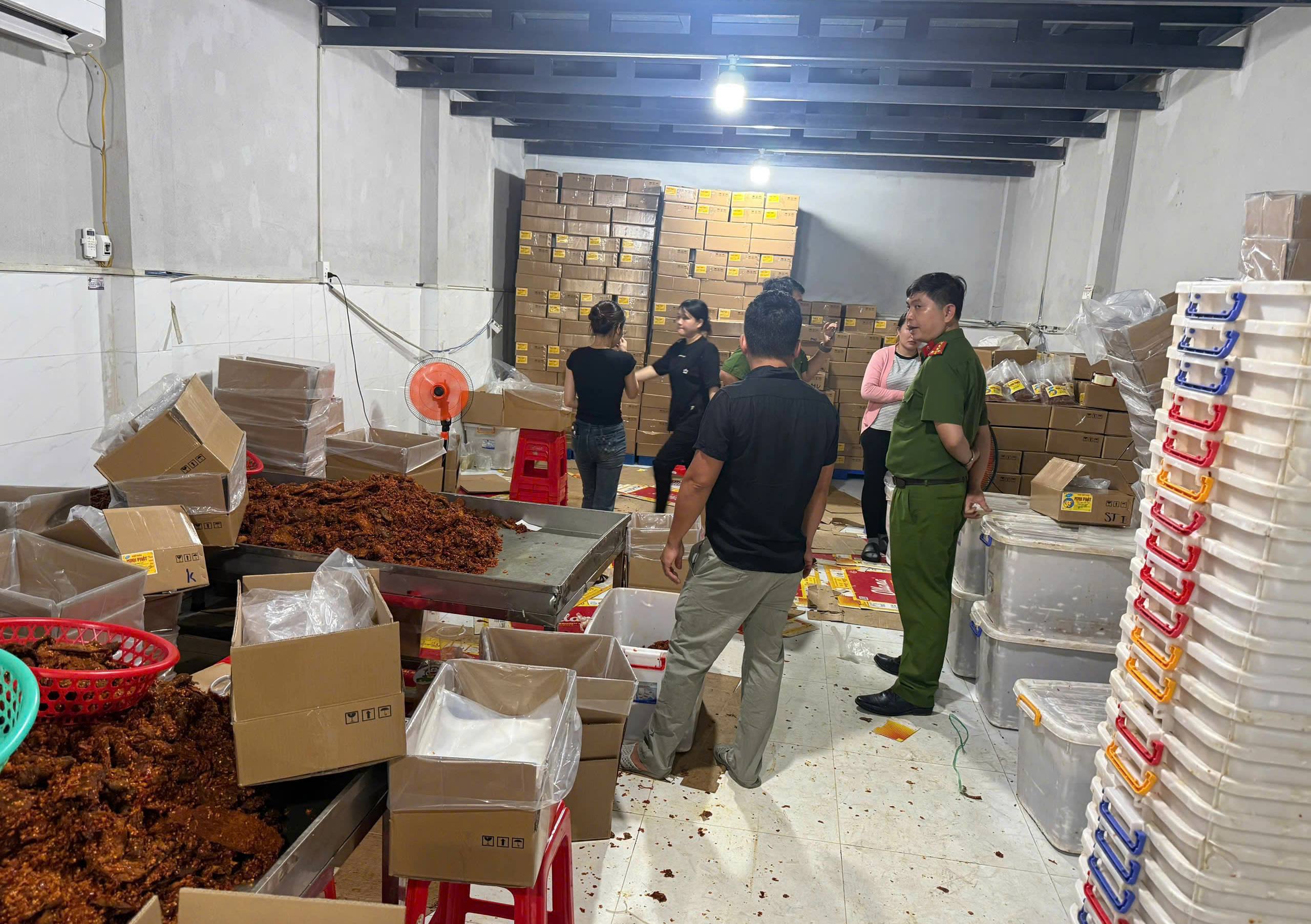 Phát hiện hơn 10 tấn thịt động vật, hải sản đông lạnh không rõ nguồn gốc, xuất xứ